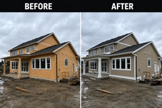 Siding, trim & soffit package — New build finish · Lakewood